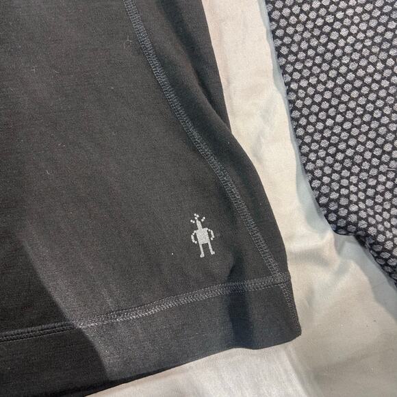 Smartwool women's classic thermal merino base layer 1/4 zip Size M - Picture 3 of 8